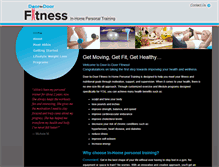 Tablet Screenshot of doortodoor-fitness.com